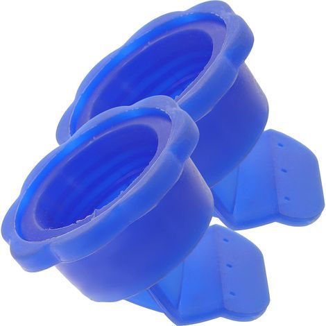 pezzi di nucleo di scarico deodorizzante per lavabo del bagno, tappo di scarico con valvola di non ritorno, nuclei di scarico in silicone per fognatura, gel di silice blu (1/5)