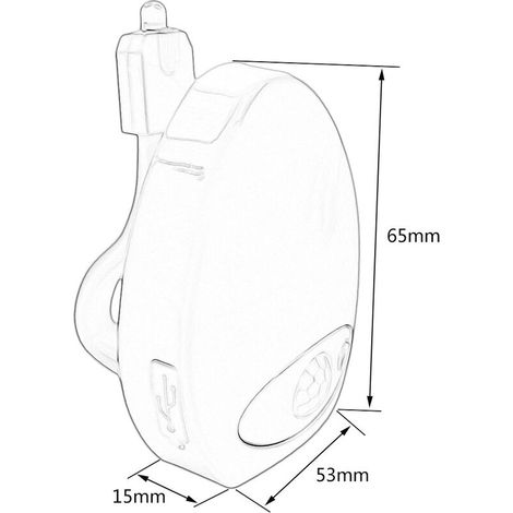 Installation facile sans outils de la lampe de toilette