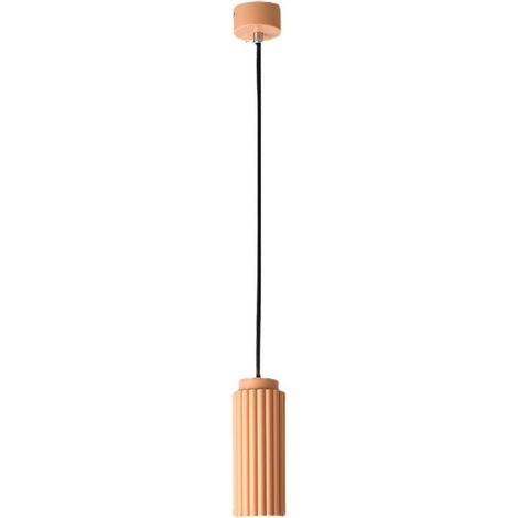 Suspension Luminaire - Lustre Plafonnier Style nordique 6.5 x16.5cm Rose Lumière chaude (1/4)