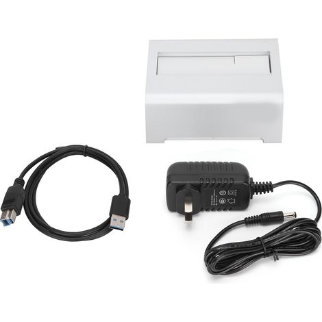 OImaste USB3.0 5Gbps Festplatten-Dockingstation, effiziente Kühlung, SATA-kompatibel, US 100-240V Stecker. (1/5)