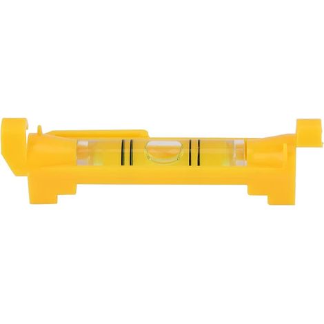 Niveau À Bulle De Poche - Niveau À Fil Pour Maçonnerie Et Aménagement Extérieur - 5 Pièces - Jaune (1/5)