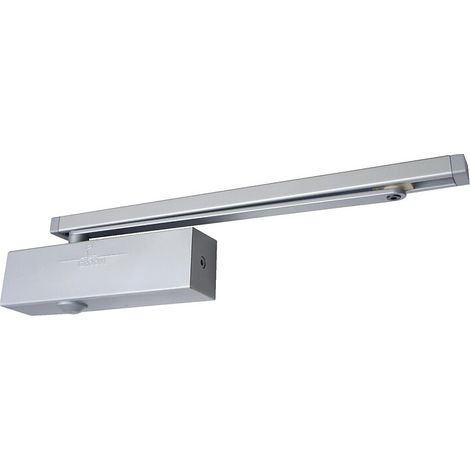 Ferme porte Groom type 3500 BC pose type G force 3-5 avec frein à l'ouverture blanc 9016 - GROOM
