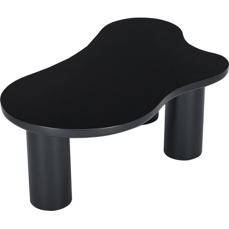(previous sku: N625P256509510B) Unregelmäßiger Couchtisch in Wolkenform, 107cm Länge, 66cm Breite, 40.5cm Höhe, MDF-Tischplatte und PVC-Beine, mit Filzunterlage (1/5)