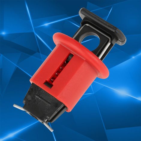 Interrupteur de verrouillage pneumatique miniature pour disjoncteur, dispositif de sécurité électrique de consignation pour l'isolation de l'alimentation