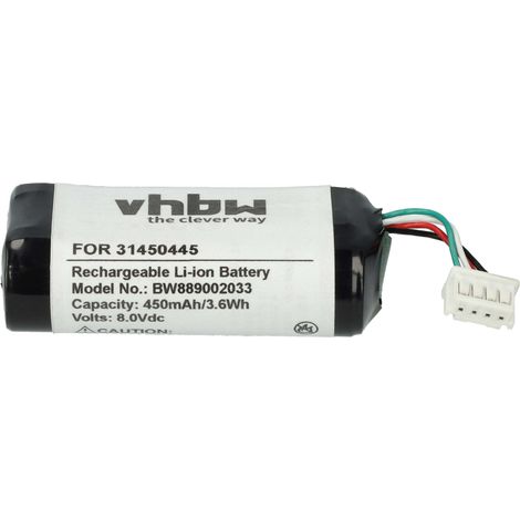 vhbw batteria sostituisce Volvo 31450445 per computer veicolare (450mAh, 8V, Li-Ion) (1/4)