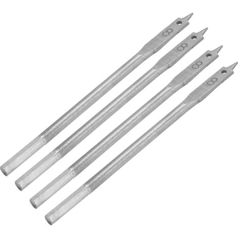 Lot de 4 forets à bois en acier à haute teneur en carbone, scie cloche de 8 mm (1/5)