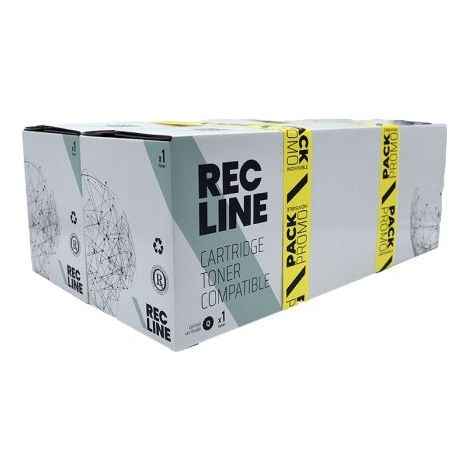 Pack de 2 Toner Compatibles con BROTHER TN2510XL Negro- TN2510XLTWIN-R [PAG-3000]