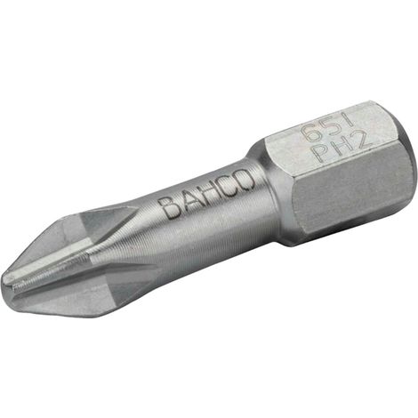 Bahco 1/4 Edelstahl-Bitsatz für PH3-Phillips-Schrauben - 10-tlg. (1/3)