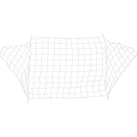 Filet de but de football pour 7 personnes, filet de remplacement standard pour l'entraînement sportif en extérieur (blanc, 500 x 200 cm) (1/5)