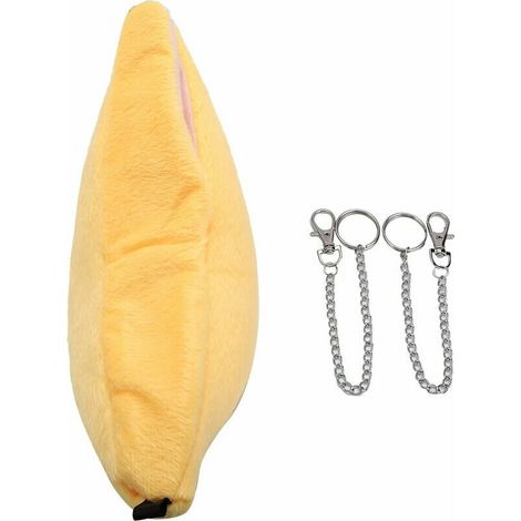Lit de Hamster pour Animal de Compagnie, Forme de Banane Suspendue, Tapis de Cage chauffante Hiver pour Maison de Couchage pour gerbilles Chinchillas Petits cobayes (Jaune)
