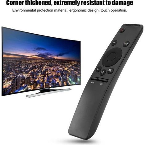 Télécommande de Remplacement Incurvée QLED 4K UHD Smart TV pour Samsung BN59-Ywey