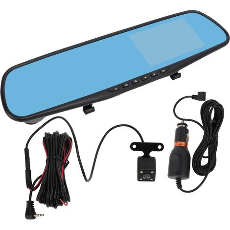 Caméra miroir 4,3 pouces 1080P avec moniteur de stationnement et enregistrement en boucle pour caméra de stationnement (1/5)