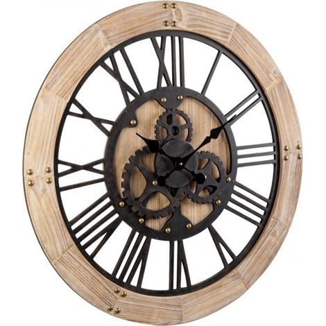 Orologio da parete in acciaio a batteria "Ticking" Ø 80x5 h cm