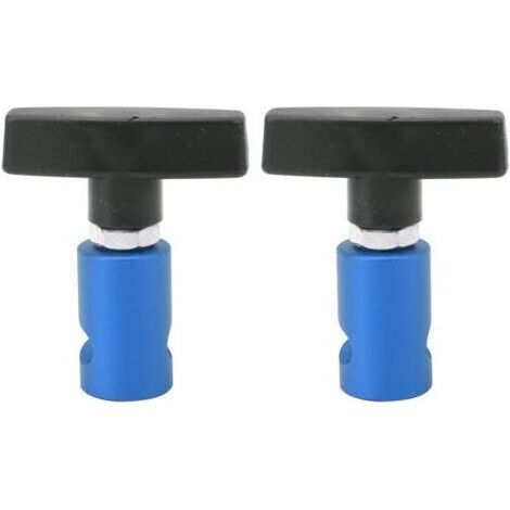 2 pièces pince de Support de levage pince de jambe de force de capot et étrier de bougie d'allumage outil 2 en 1 pour capot de voiture hayon bleu (1/5)