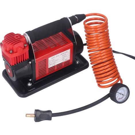 Hochleistungs-Doppelzylinder-Reifenfüller, tragbarer 12V 400W Luftkompressor für Auto- und LKW-Reifen (1/5)