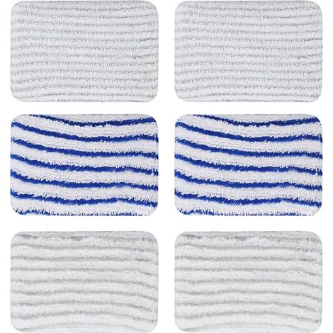 Bande de tissu pour Rowenta Clean & Steam ZR850002 ZR005801 ZR005804 Rowenta RY7xxx RY8xxx Matelas lavables en microfibres Six