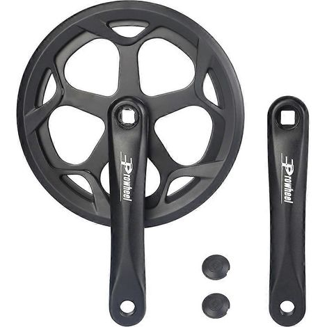 Pédalier PROWHEEL pour vélo, 170 mm, universel, à manivelles carrées, en alliage d'aluminium, 48 dents (1/5)