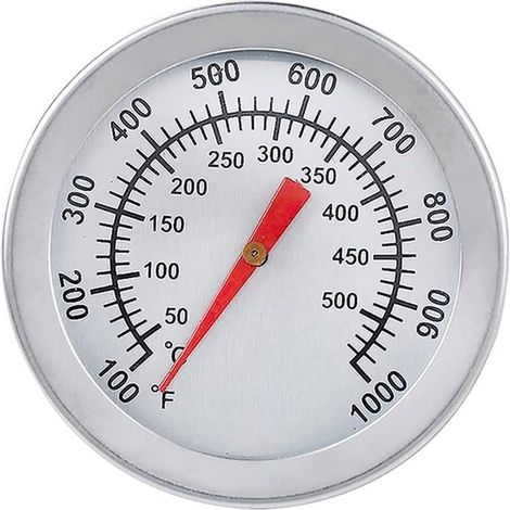Thermomètre pour barbecue,thermomètre de four en acier inoxydable,thermomètre à affichage analogique max 500 DépenserC/1 000 DépenserF (1/5)