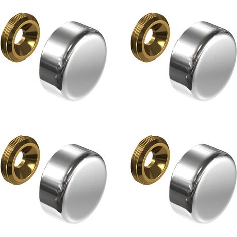 Set de 4 cache vis alu 18 mm (1/6)