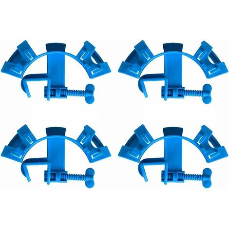 Colliers de serrage réglables pour tuyaux et tubes, lot de 4, en plastique durable, pour l'entretien des aquariums.-AquaForge (1/5)