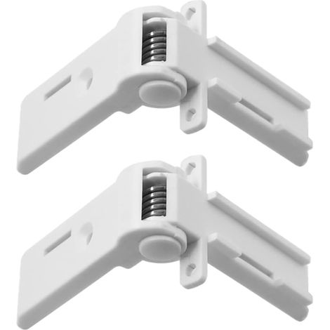 Lot de 2 charnières de rechange pour réfrigérateur et congélateur compatibles avec Dometic Caravan Camping-car 2412125011 2412125003 44990000026 (1/5)