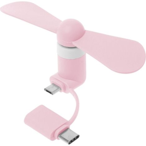 Mini ventilateur portable pour téléphone portable, radiateur 2 en 1, USB Type-C, Micro USB-AquaForge (1/5)