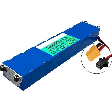 Pacco batterie per veicoli elettrici, capacità 100000 mAh, tensione 36 V, XT60-SM (1/2)