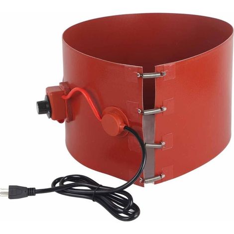 Enveloppe Thermique électrique pour Tambour, Ceinture Chauffante pour Tambour à Huile, Silicone Multifonctionnel à Faible Consommation d'énergie pour Application Industrielle (11) (1/5)