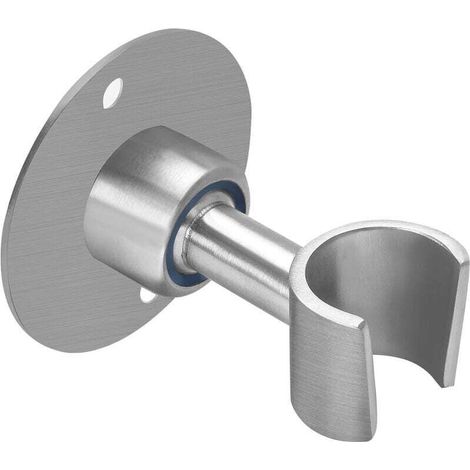 Support de Douche en Acier Inoxydable Réglable 360 Degrés Fixation Murale Salle de Bains (1/4)