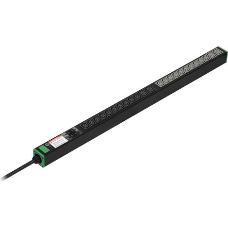 APC Easy Rack PDU, Basic, vertikal, 1-phasig, 7,4 kW, 230 V, 32 A, 20 x C13- und 4 x C19-Steckdosen, IEC60309-Stecker