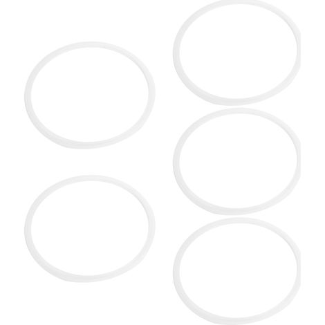 5 pièces Joint d'Étanchéité Transparent Universel pour Autocuiseur Inox, Anneau d'Étanchéité 20cm pour Cocotte Minute (1/5)