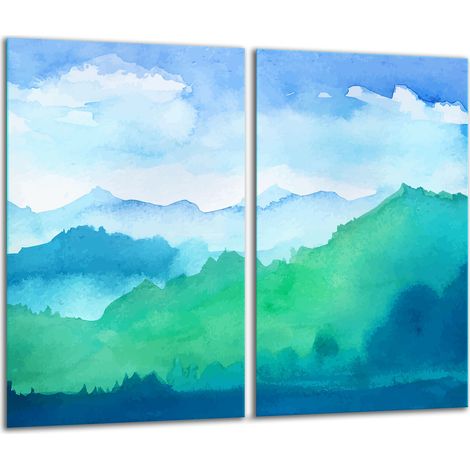 Tagliere in vetro 2x 30x52 orizzontale (1/5)