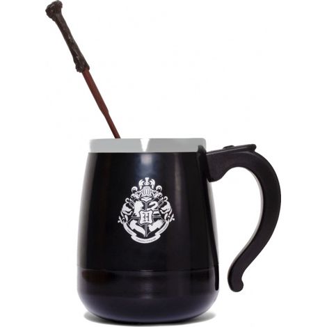Harry Potter - selbstrührende Tasse mit Zauberstab 350 ml - 5065011129398