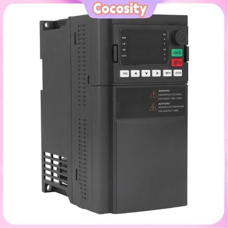 Convertisseur de fréquence variable triphasé 4 kW VFD, protections multiples, idéal pour l'alimentation en eau à pression constante (1/4)