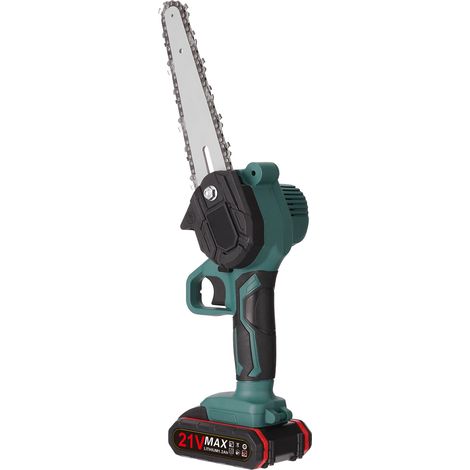 Mini scie électrique portative 21V 1200mAh, petite chaîne portative pour la maison (1/5)