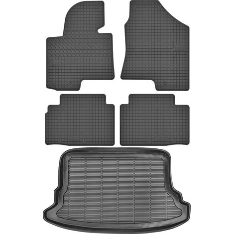 Hyundai Tucson II SUV (2009–2015) – Set: Gummifußmatten + Kofferraummatte