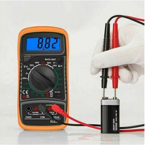 Multimeter, Ohmmeter und Amperemeter, Digitalmultimeter, XL830L, Baujahr 2000 (1/5)