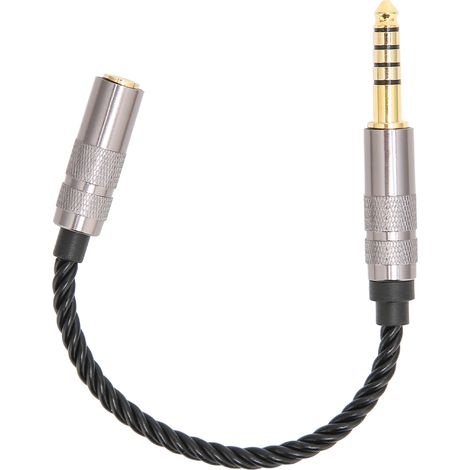 Vergoldetes Kopfhörer-Adapterkabel, 4,4-mm-Symmetrie-Stecker auf 3,5-mm-Stereo-Buchse (1/5)