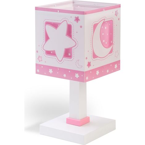 Lampe de chevet ou de table enfant Moonlight Rose Étoiles, 63231NS, G4 - LED 4 W - Ampoule incluse (1/5)
