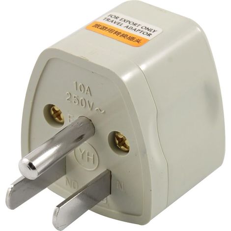 AC 250V 3-poliger US-Stecker-Adapter-Konverter für AU EU UK-Stecker (dba192a1748df906634118d7f370...