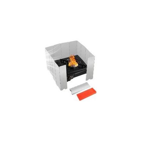 Ventilateur flexible pour camping – Plaques pare-vent en aluminium pour réchaud à gaz, protection contre le vent lors des activités en plein air (1/4)