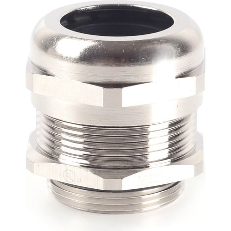 Presse-étoupe M20 x 1.5 en Laiton nickelé pour câble de 18mm à 25mm, , IP68 ( Prix pour 1 ) (1/2)