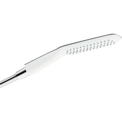 Hansgrohe PuraVida Douchette à main micro 120 1 jet, Blanc/ Chrome  (28558400) (1/4)
