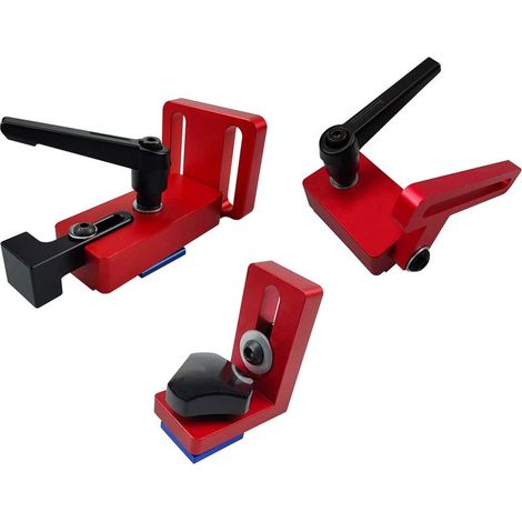 Butée Coulissante Réglable Type 30 en Aluminium – Rail de Guidage et Fixation pour Règles de Menuiserie (Modèle C) (1/5)