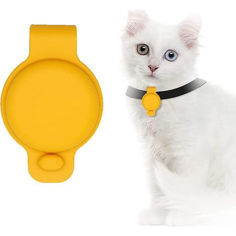 Collar de silicona para perros y gatos, funda protectora para evitar pérdidas. (1/5)