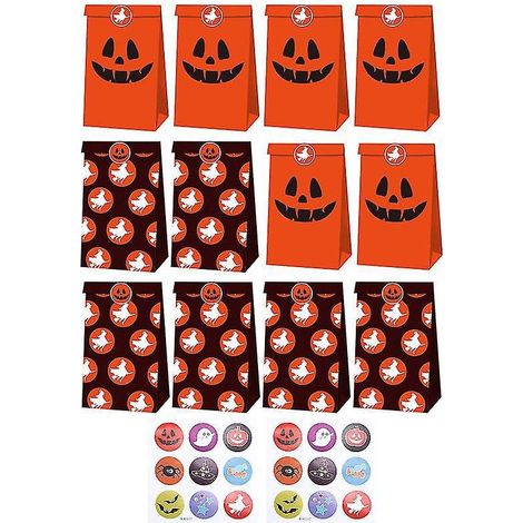 1 lot de sachets à bonbons pour les cadeaux d'Halloween (1/3)