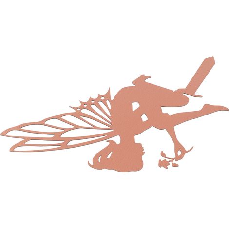 Piquets de Jardin Fées en Métal Décoratif pour Extérieur - Art de Jardin Printanier Silhouette