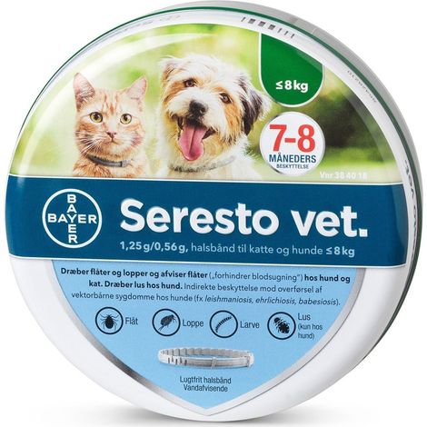 Seresto - flea collar - cat and dog under 8 kg