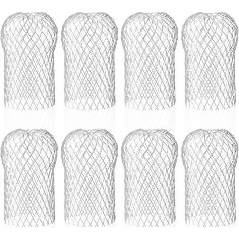 ALLIANDISLot de 8 Crapaudine de Gouttière en Aluminium, Filtres de Gouttière Flexible et Durable pour Maison Avant-toit Tuyau de Descente contre les Feuilles,de DEBUNS (1/5)
