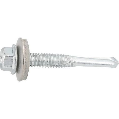 Vis autoforeuse à tête hexagonale MFI Twistec, type L, A2 acier inoxydable 5,5x38 mm
